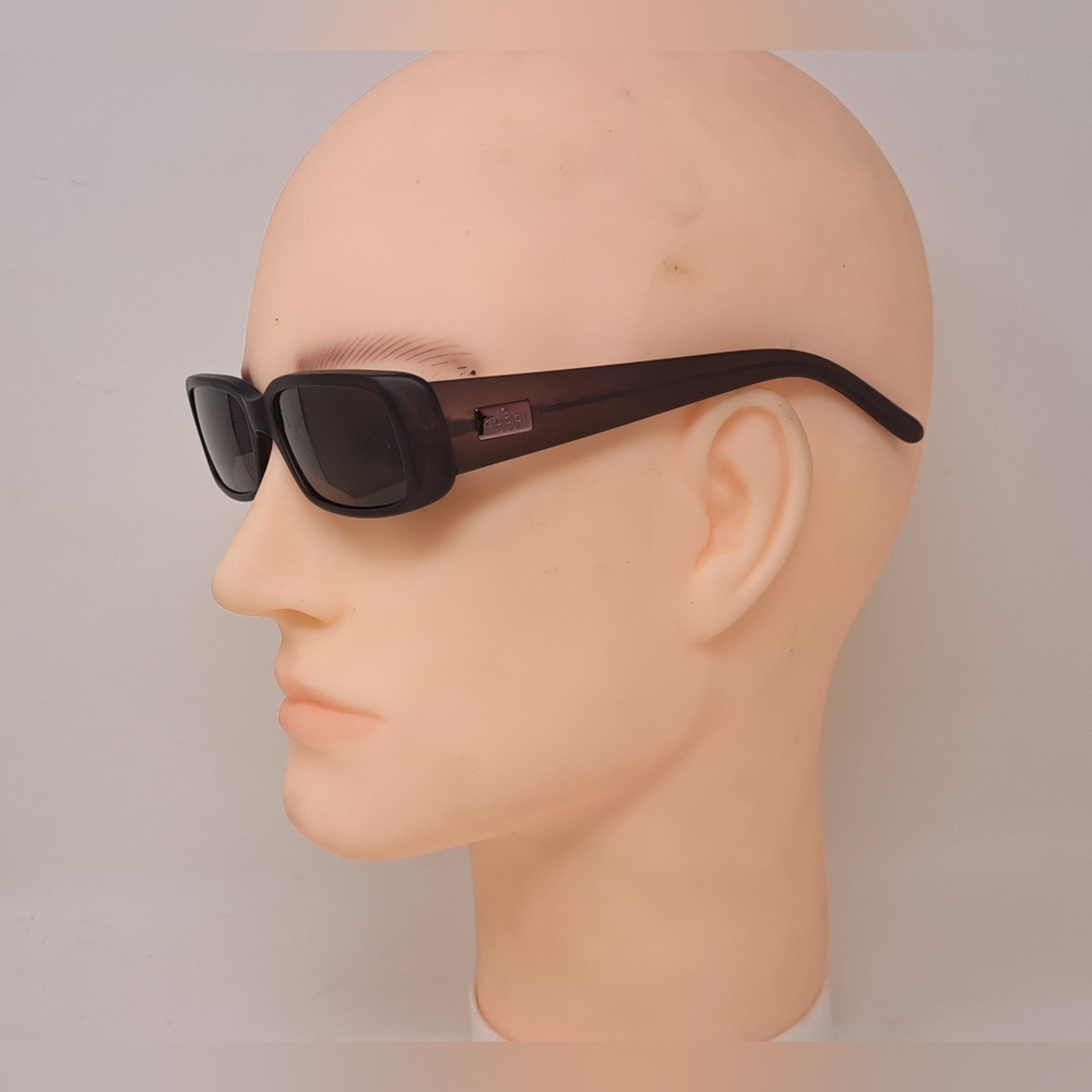 NEW Gucci Sunglasses Rectangle Translucent Vintage 90s GG 2450/S 52-17-140 - Picture 12 of 16